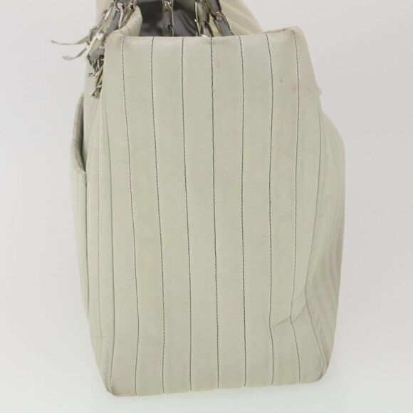 CHANEL Mademoiselle Chain Shoulder Bag Leather LIme Green CC - Picture 4 of 15